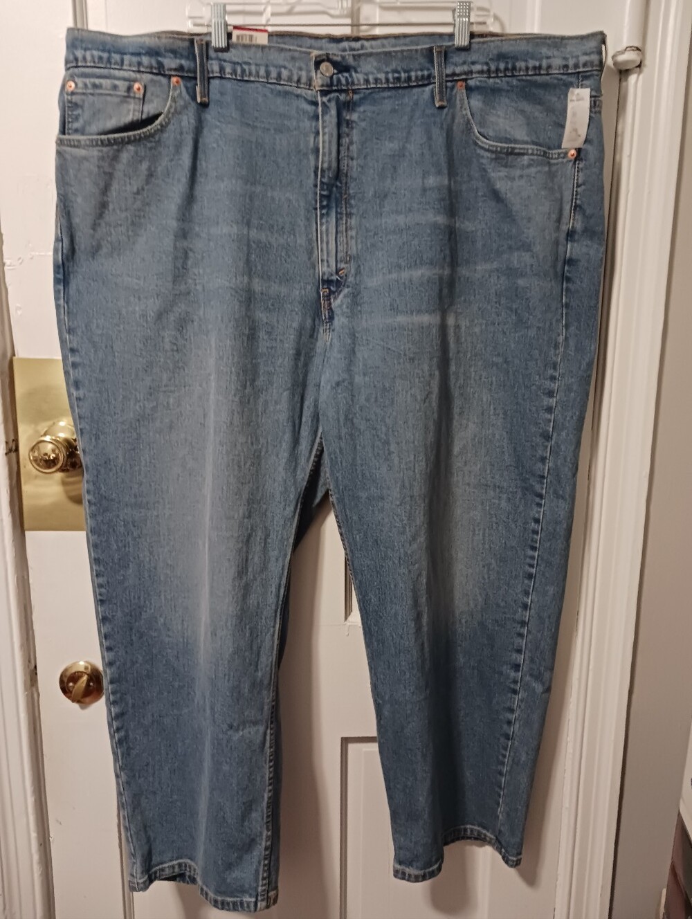 Levi's 550 Relaxed Men's Jean Big & Tall 52x29 Tapered Fit Cotton *Irregular New